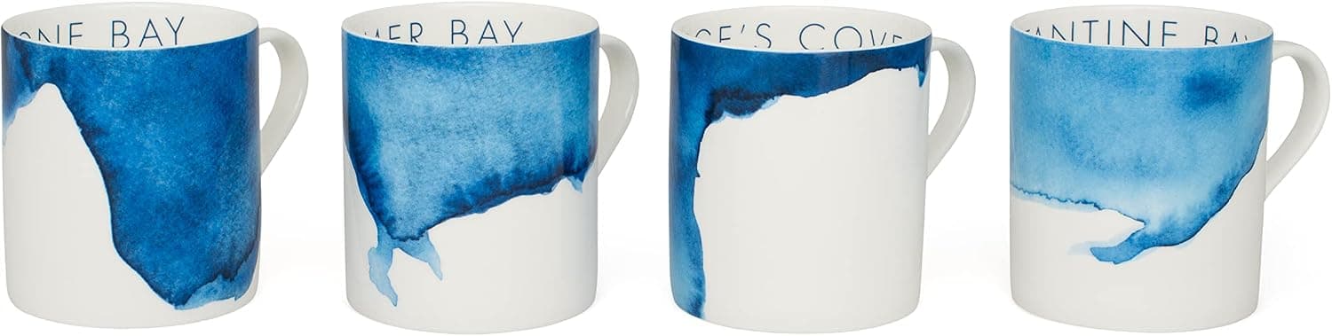 Rick Stein 4 Piece Bone China Mug Set
