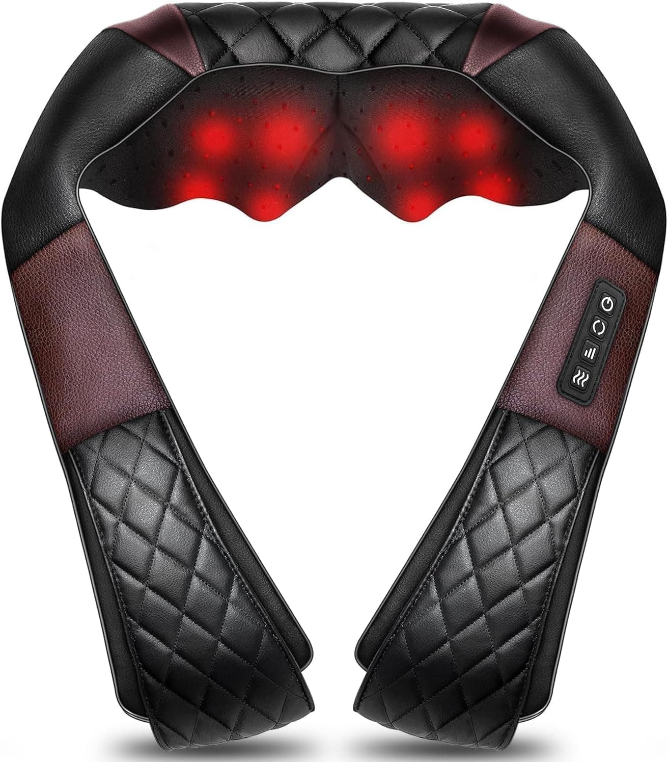 Shiatsu Back Shouder and Neck Massager with Heat