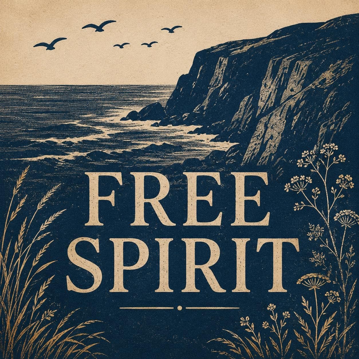 Free Spirit — marketype card