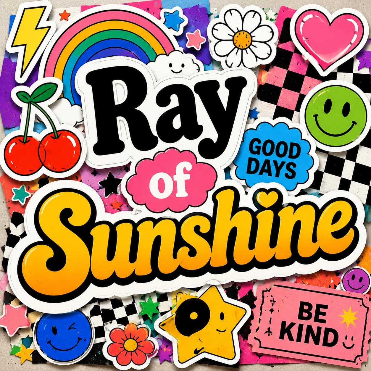 Ray of Sunshine — marketype card