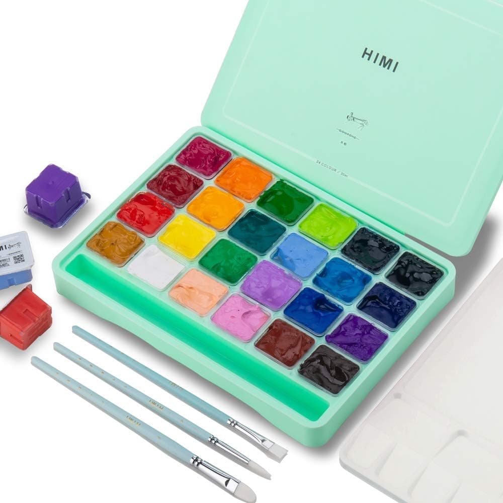 Paint Set for Canvas Watercolours